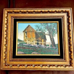 Original Signed and framed oil painting by H. Hargrove 8x10